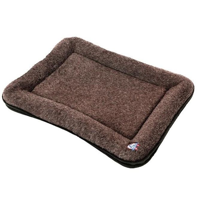 Main Image Canelana dog bed in 100% wool with raised edges