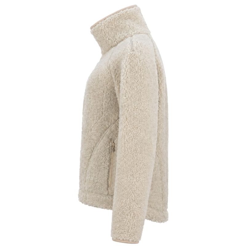 Grimsbu - light beige - 100% merino wool jacket