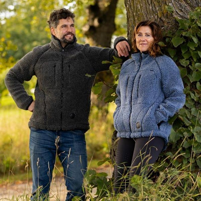 Grimsbu - 100% merino wool jacket - Canelana