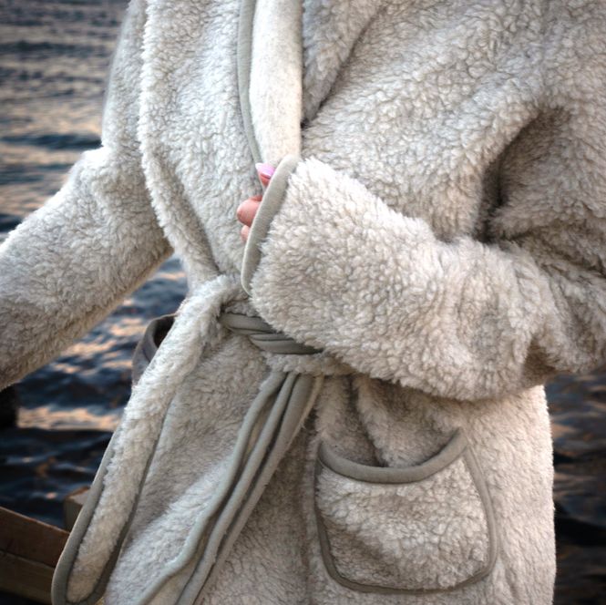 Hovedbilde Canelana 100% ull morgenkåpe 