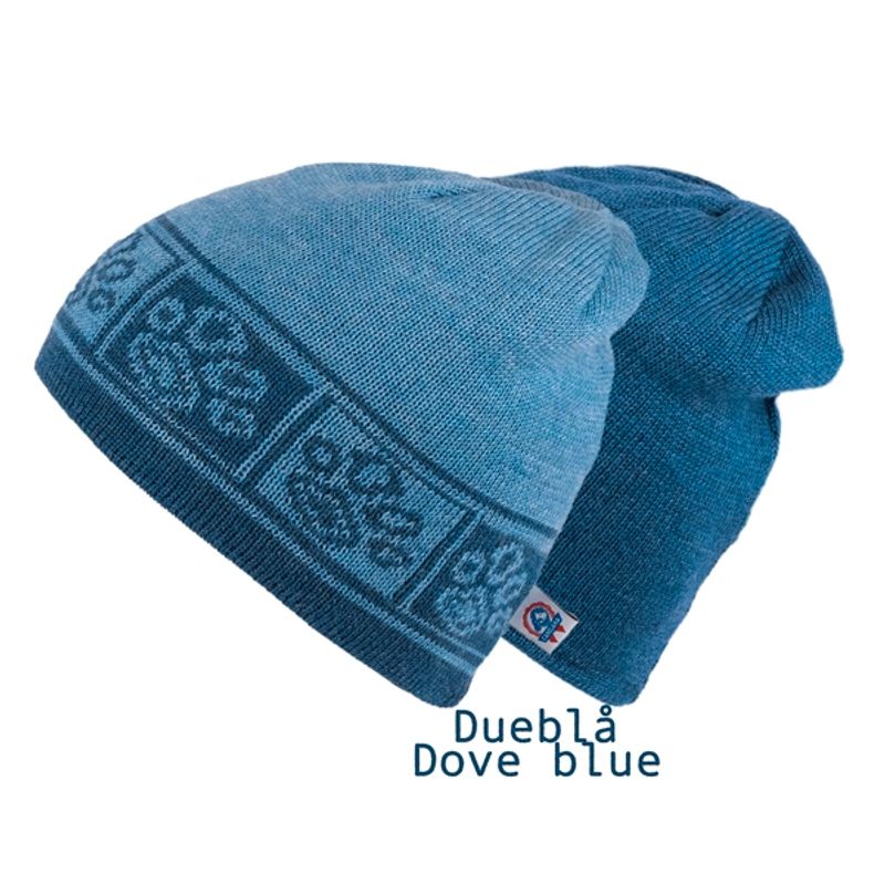 Birk beanie merino wool - paw pattern