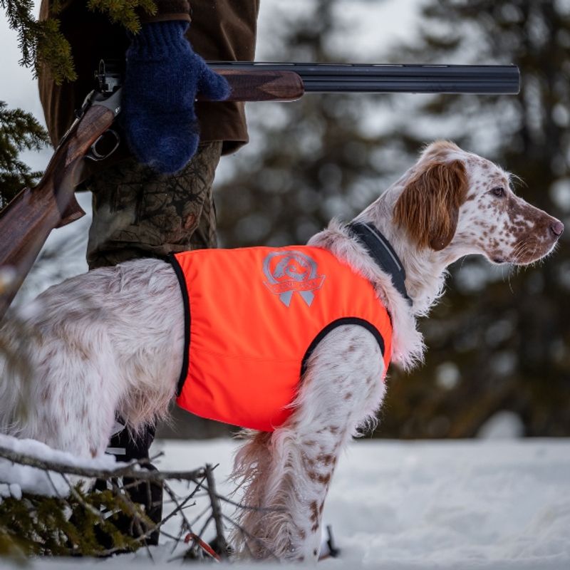 Signal- Protection vest dog with 100% wool lining dog